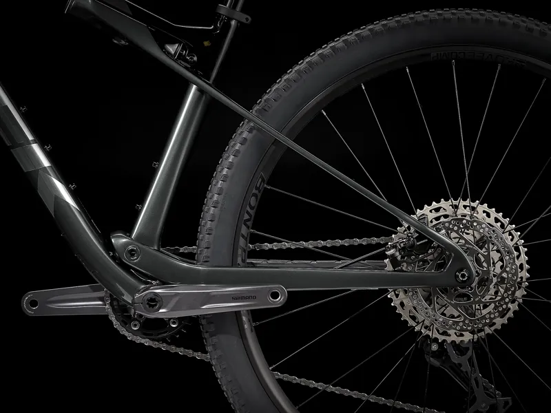 TREK Supercaliber 9.6 Full Suspension XC Mountain Bike in Lithium Grey -5